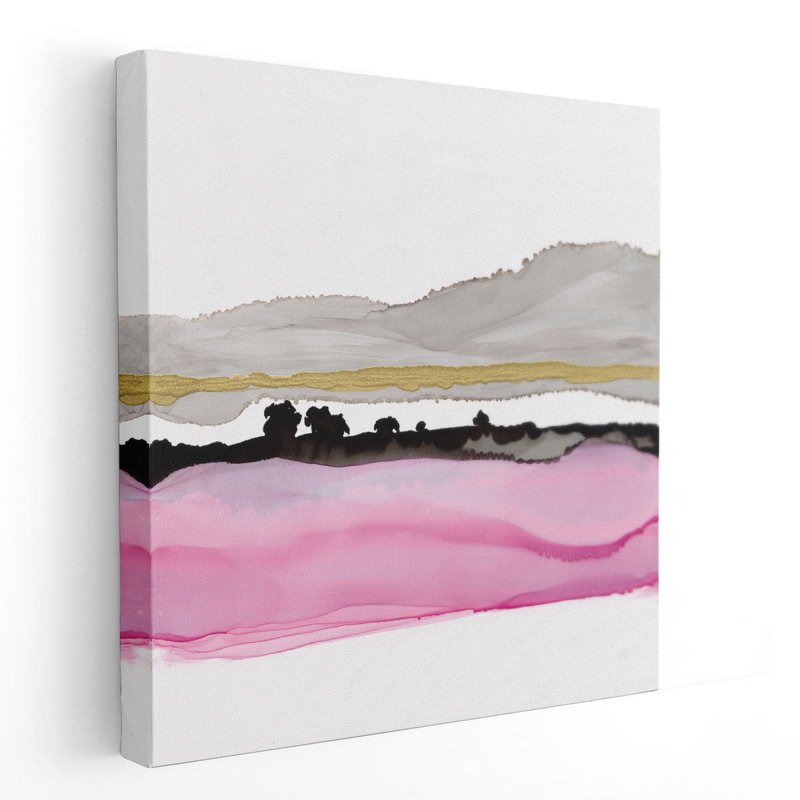 «Iced Sherbetscape I», reproduction d'art sur toile, H 12 po x l 12 po