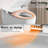 Smart Toilet With Night , Heated Seat, Self-Cleaning Nozzle, Off Flush, Side Knob Auto Flush Bidet Control, Silent Slow Down, Soft Close
