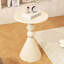Table de bout 24 po en métal avec table de bout ronde matte et petite table de chevet-114208180