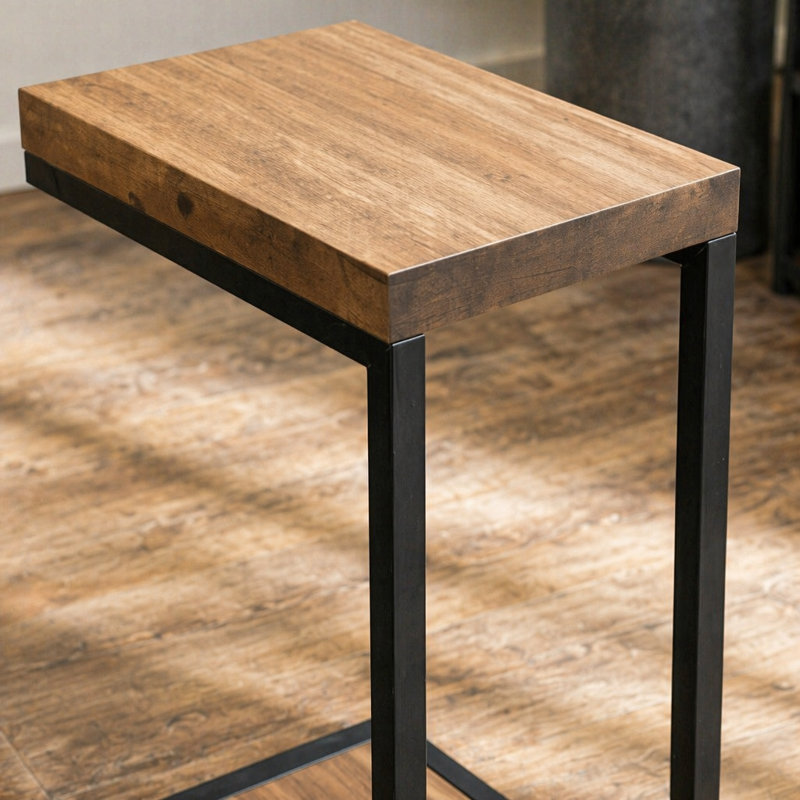 Table de collation muscade, H 25,55 po x l 35,5 po x P 35,5 po