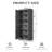 72" Tall 4-Door Modern Freestanding Storage Cabinet with Adjustable Shelves-1832572525
