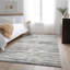 Tapis gris Prisco lavable à la machine de qualité supérieure-1652927905
