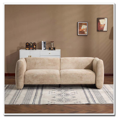 83" 3-Seater Boucle Sofa