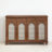 Nut-brown Solid Wood+Rattan Shoe Storage Bench