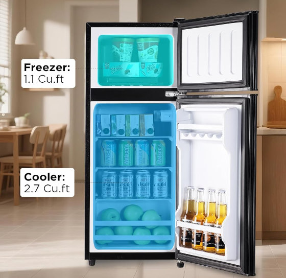 Feilong with Water and Ice Dispenser, Silver