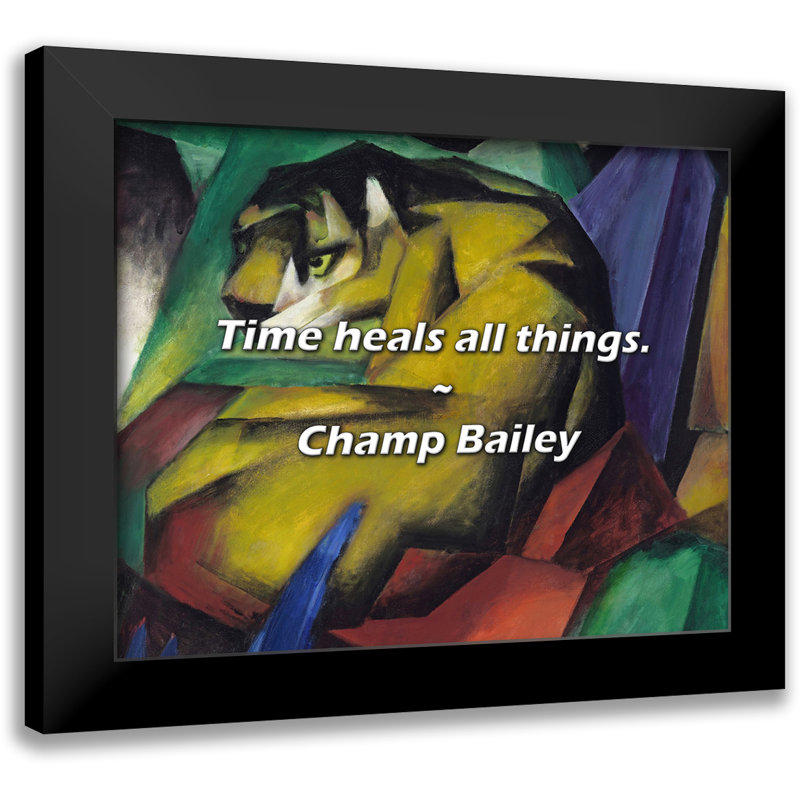Champ Bailey Quote: Time heals all things.