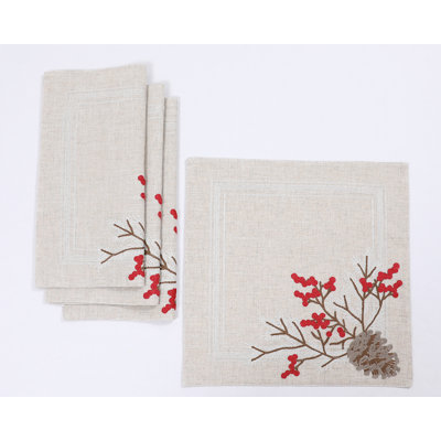 Ishee Linen and Polyester Square Placemat
