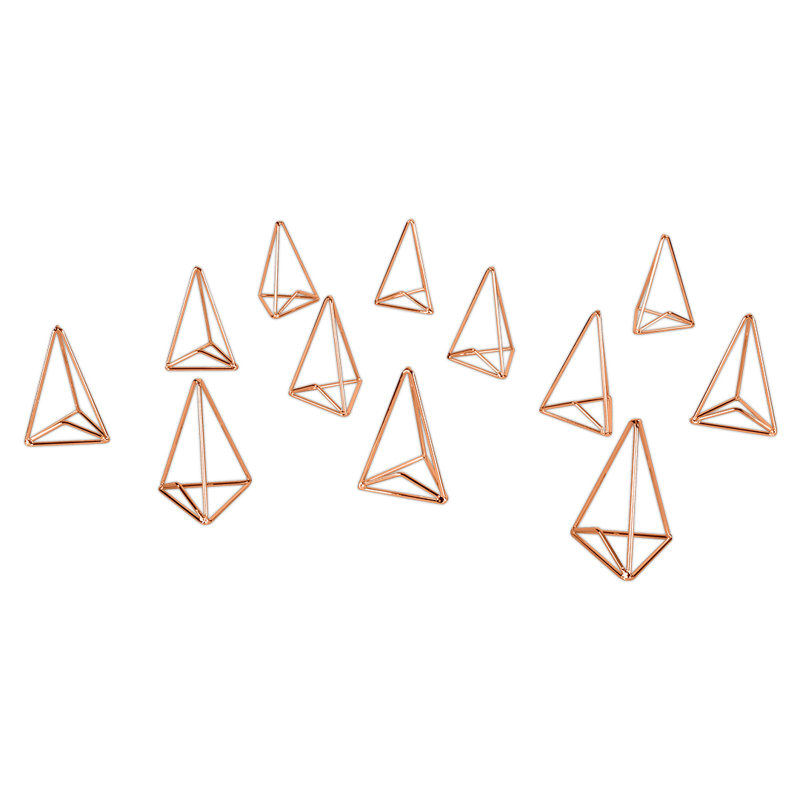 Metal Place Cold Holder, Rose Gold