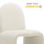 Chaise rembourrée Junia Boucle-109758086
