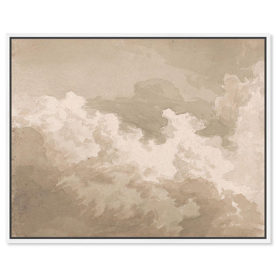 Sky Study Canvas Farmhouse Landscape by Art Remedy