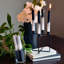 Kisa 8 Piece Gradient Taper Candle Set