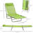 6 Reclining Garden Sun Chairs, 2 Piece , , Breathable Mesh Seat, With Pillow Foldable Beach Lounge Back, For Poolside, Yard, Patio,