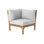 Outdoor Teak Corner Wedge Lounge Chair