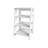 Stylish White Bathroom Shelf With 4 Shelves For Storage Function Freestanding Tidy Feature-1081601911