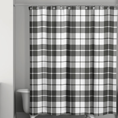 Rideau de douche simple écossais serhan