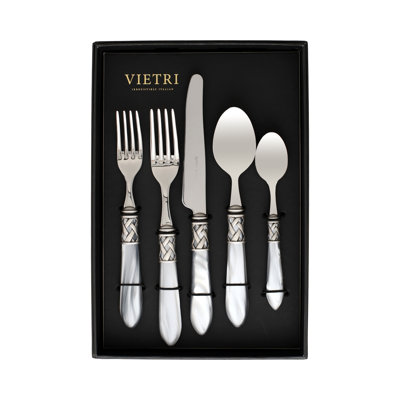 VIETRI Aladdin Stainless Steel Flatware Set - Service for 4