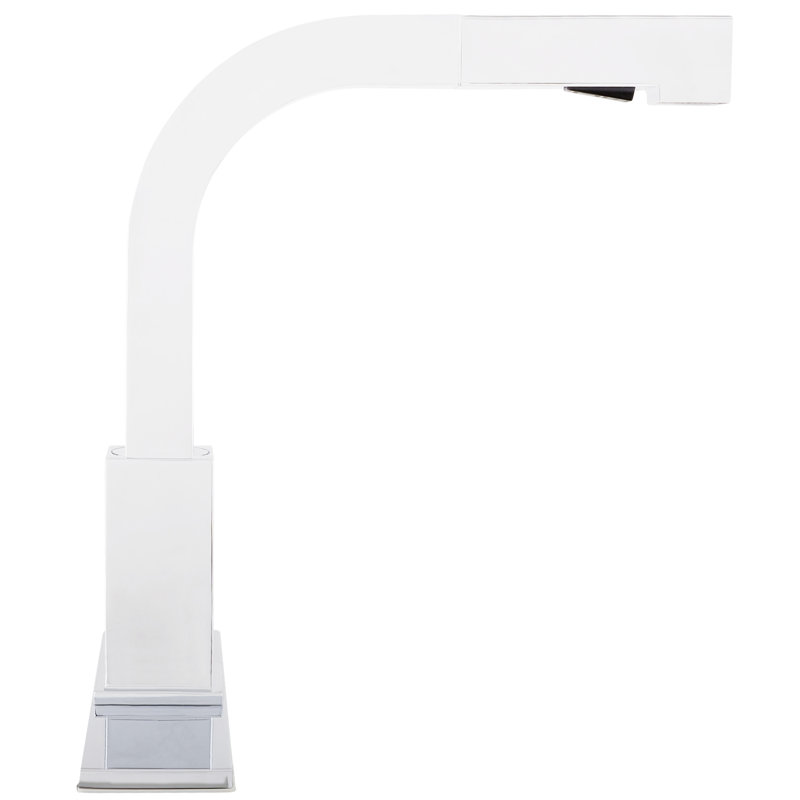 Arkitek Polished Chrome Single Handle Pull-Out Kitchen Faucet
