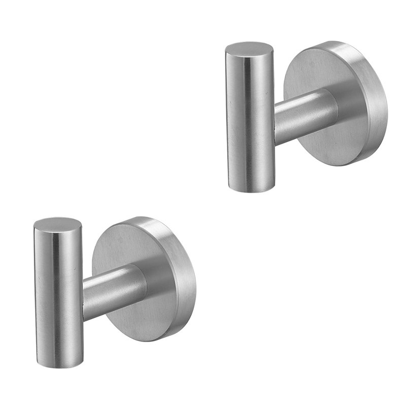 Heavy Duty Mounting Towel Hook, Brushed Nickel