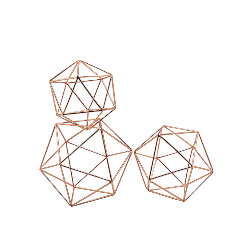 Abstract Figurines & Sculptures, Rose Gold