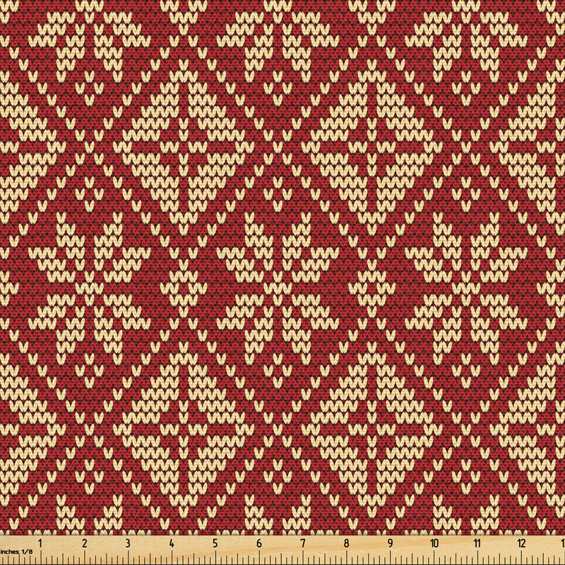 Two-Tone Winter Design Fabric