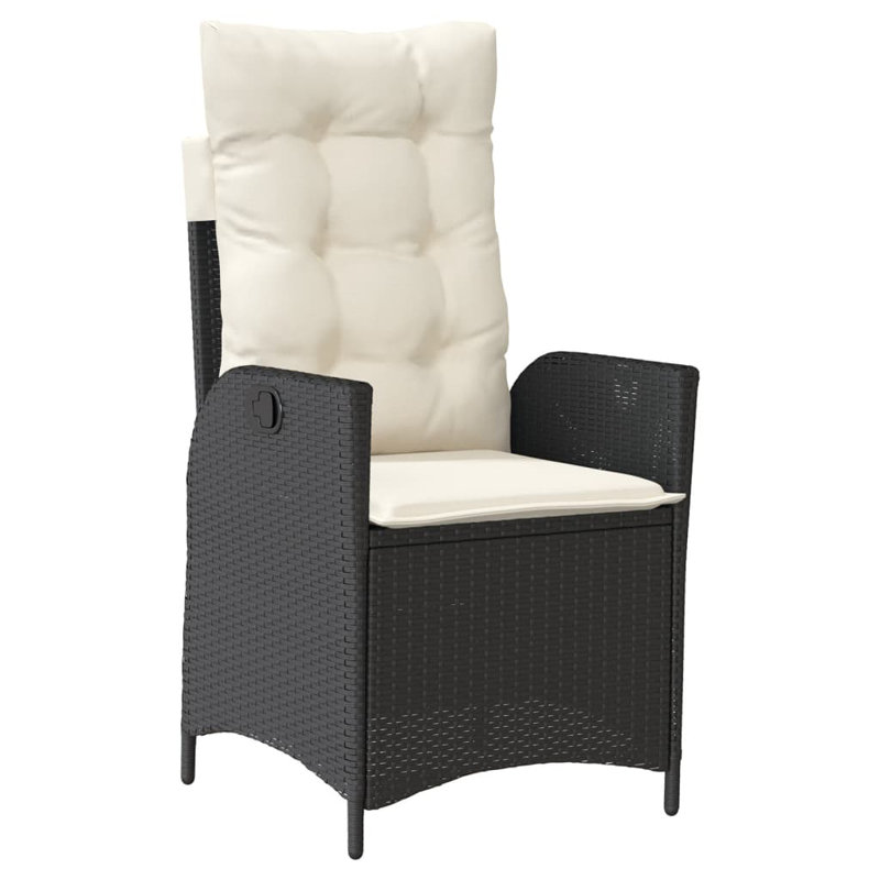  Garden Dining Set Grey, Beige/White, 4-seater (without footrest), 29.1" H x 31.5" L x 31.5" W