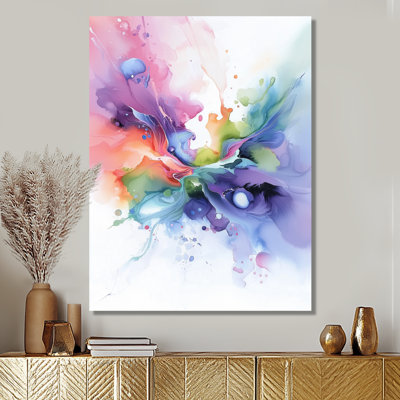 Celestial Flow Of Ink II - Abstract Metal Wall Decor, Liquid Ink Abstract Metal Print
