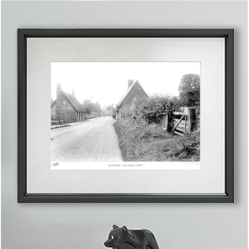 Elstow, Village 1897 - Single Picture Frame Print, 45cm H X 60cm W x 2cm D