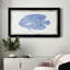 «Blue and White Tropical Fish II», reproduction d'un seul cadre photo sur toile-470290409