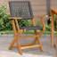 22-3 Wicker/Rattan Garden Chair With Cushion Folding Chair Set-105675894