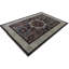 Tapis argenté et blanc de haute qualité noué à la main-121170669