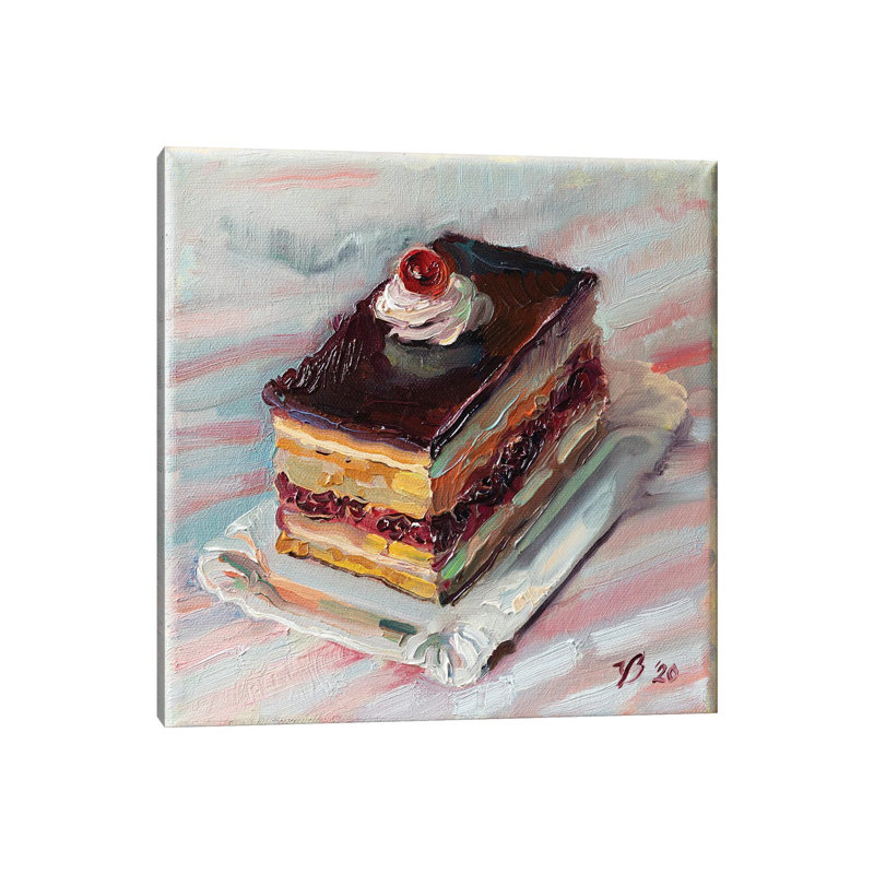 Cherry Pie 1 Piece Wrapped Canvas Painting, 66.04 cm H x 66.04 cm W x 1.91 cm D