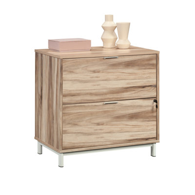 Lateral File Cabinet, Wood Look, 2 Drawers For Organized Office, Scratch - Surface, Suitable Home Or Office Use, Brown Tone, Interlock Feature, Lower Drawer, 31.25" X 20.01" 29.29", Fully Built,