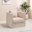 Fauteuil pivotant en polyester de 76,2 cm de large Gerdhilde-1239274386
