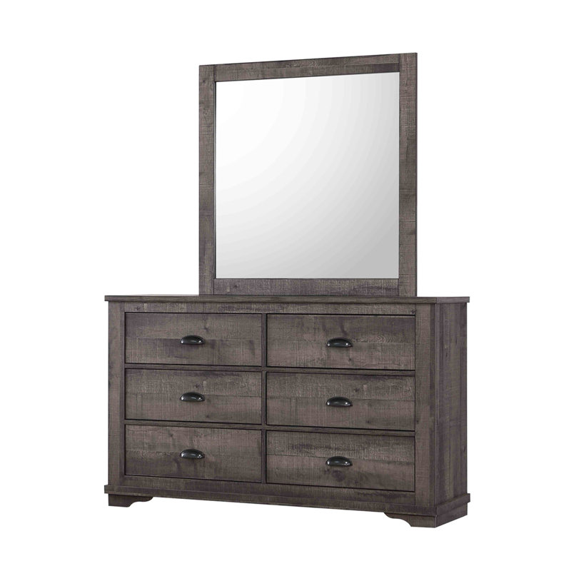 Commode de rangement contemporaine, Gris foncé