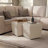 Simone Square Storage Ottoman-616031011