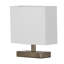 Slimline Metal Rectangle 28cm Bedside Lamp-1645674091