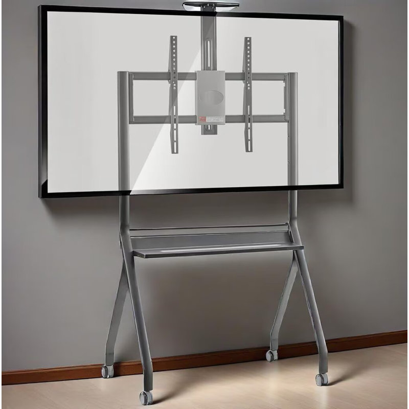 JYXCN All-Terrain Interactive Whiteboard Stand | 42-75 Inch Range, Off-Road Wheels