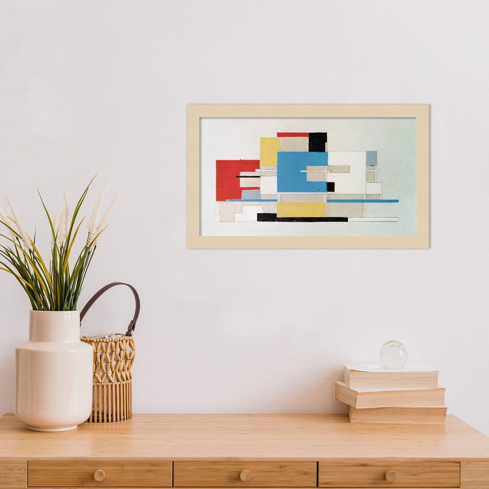 Earling "Colour Study for Architecture" Print, 10" H x 17" W, Brown