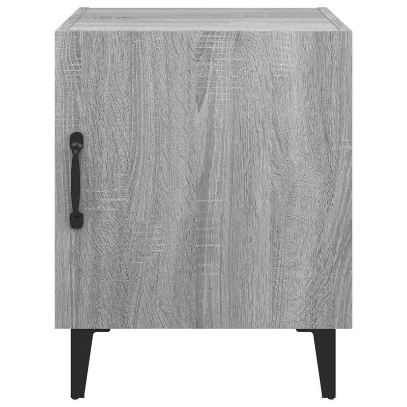 17 Stories Bedside Cabinets Engineered Wood, Grey, Left Orientation, 1