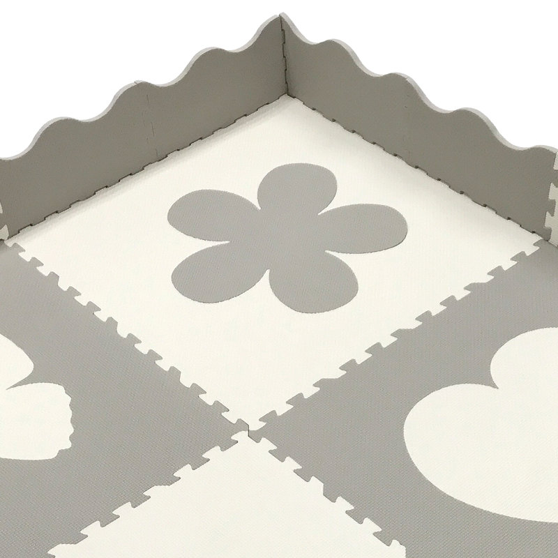 Tapis de jeu à motif floral Sorbus