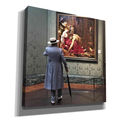 «Image dans une image», art mural sur toile