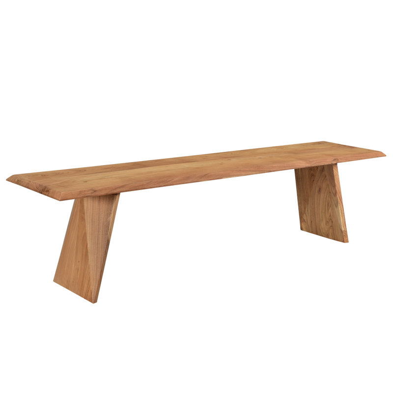 Banc en bois massif Waymire