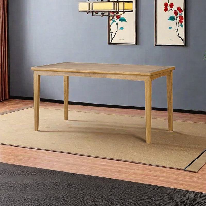 Table de salle à manger rectangulaire nouvelle maison chinoise, L 31,89 po x L 61,02 po