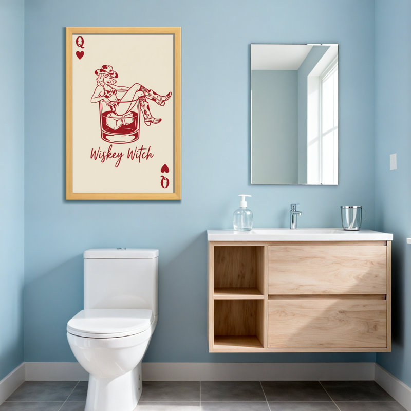 Conception de cartes de jeu Wiskey Fashion, H 16 po x l 24 po, Toile tendue, Ne s’applique pas