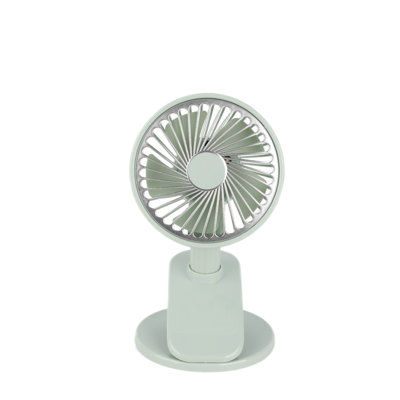 Kbndieu Small Fan Clipable Desktop Small Fan USB Rechargeable Desktop Clip Type Small Fan