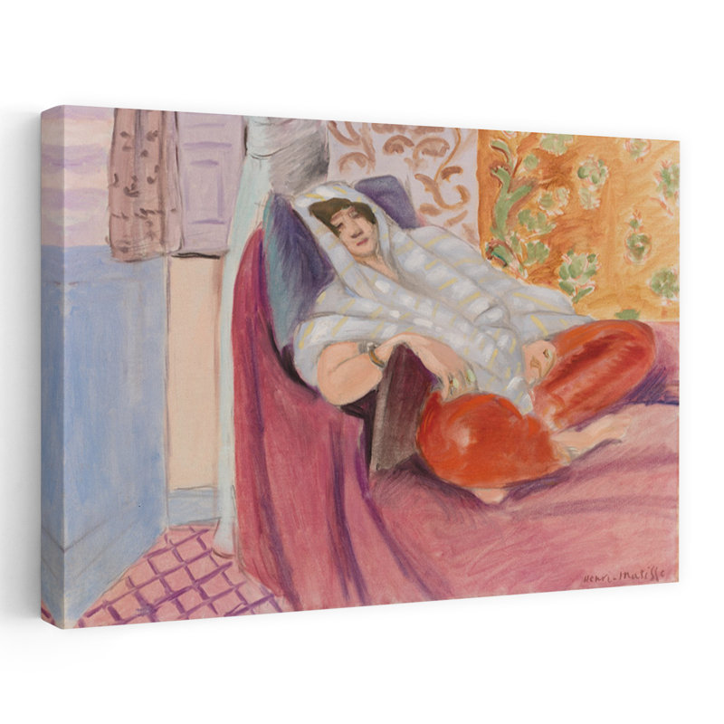 Art mural contemporain de Henri Matisse, 24" H x 36" W