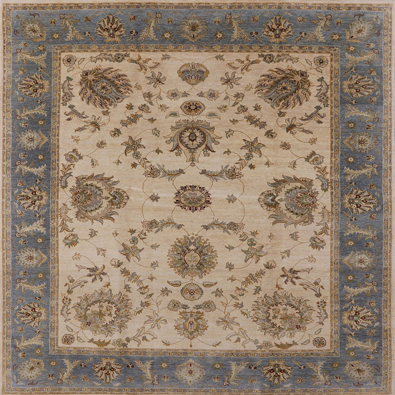 Tapis brun Ceja, Carré 4 pi