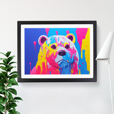 Bear Paint Splash Vol.5 - Framed Print