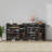 Chada 30 Pair Rattan Shoe Storage Cabinet With 3 Doors And Adjustable Shelves-1952427152