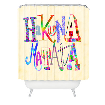Rideau de douche simple fimbis hakuna matata